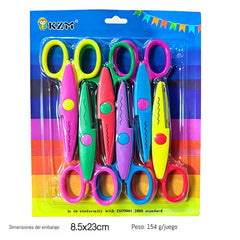 🥰【6-dielna sada】Len za 20 eur✂️🌈Detské bezpečnostné nožnice (na kutilské projekty)
