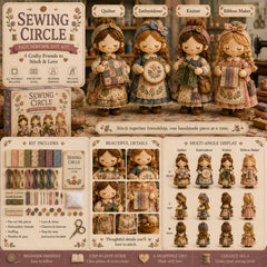 🎁Posledný deň: Využite zľavu 80 %! 🧵 Miniatúrna patchworková sada zo série Miniature World.