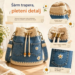 Tkana traper torba u boho stilu koja će upotpuniti svaku odjevnu kombinaciju ✨