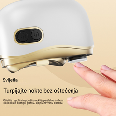 ✂️💅 Višenamjenska električna turpija za nokte, električne škarice za nokte s funkcijom protiv uštipnuća