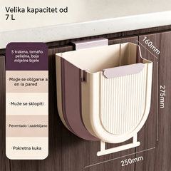🗑️🚪Viseća sklopiva kanta za smeće za kuhinju, viseća kanta za smeće za vrata kućnog ormarića