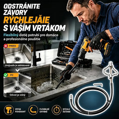 Nástroje na odstraňovanie upchatých odtokov a toaliet