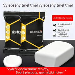 【10 položiek za 22 eur】🔧 Biely vodeodolný tmel - Na opravu otvorov, stien a vzduchovodov klimatizácie 💧🏠