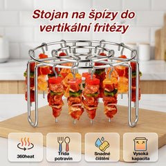 2 kusy za 26 €✨Stojan na špízy z nehrdzavejúcej ocele🍢