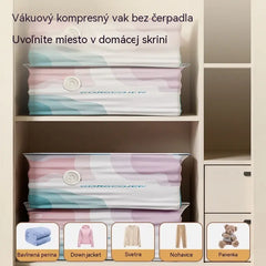 🧳 5 kusov za 24 EUR 💨 Veľká vakuová taška na kompresiu: nie je potrebná pumpa, nepriepustná a šetrí miesto v kufroch i doma ✈️