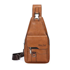 🎒 Nepremokavá taška cez rameno z pravej kože v retro štýle: nevyhnutná vec na každodenné dochádzanie.