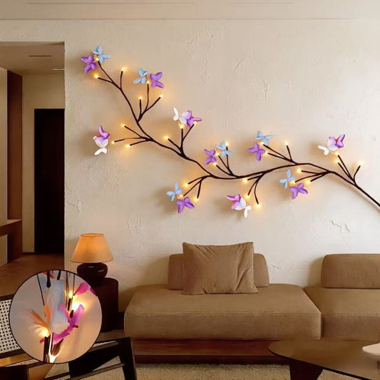 ✨ Fleksibilna LED svjetla u obliku penjačice s leptirima – stvorite čarobnu i toplu atmosferu u svom domu 🦋💡