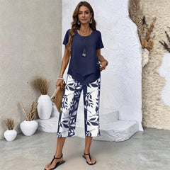 【S-5XL】VERDALISSE | Dvojdielna súprava Fresh Breeze | Ľahká a elegantná viacfarebná letná súprava