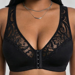 💕 Zadnji dan - 50% popusta【Set od 3 dijela】【L-4XL】😍 Push-up grudnjak s žicom za veće veličine, prozračni, bešavni dizajn s kopčanjem sprijeda, plaćanje pouzećem