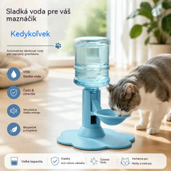 🐾 Automatický dávkovač vody pre domáce zvieratá – samonapĺňanie pomocou gravitácie; miska na vodu pre psov a mačky
