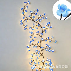 ✨ Ohybné LED svetlá v tvare popínavých rastlín a kvetov: vyzdobte si domov a vytvorte čarovnú, hrejivú atmosféru 🦋💡