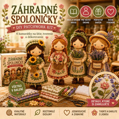 🎁Posledný deň: Využite zľavu 80 %! 🧵 Miniatúrna patchworková sada zo série Miniature World.
