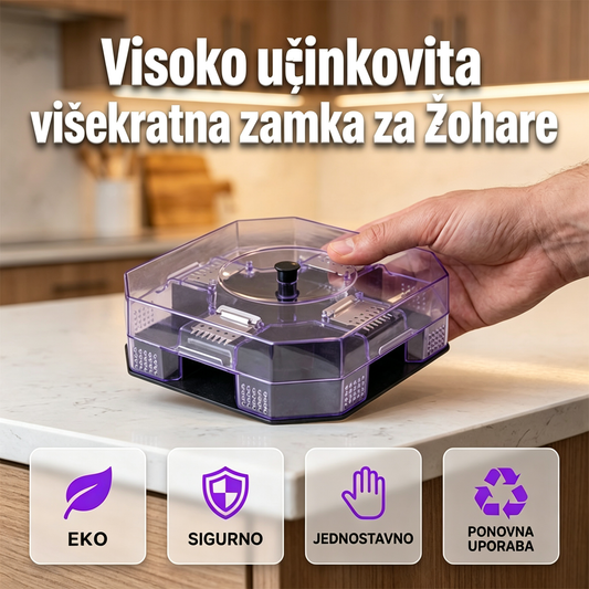 Dva artikla za samo 26 € – Visoko učinkovite klopke za žohare za višekratnu upotrebu
