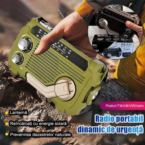 🏕️Prijenosna višenamjenska AM radio svjetiljka