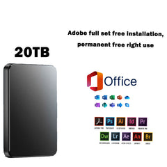 20 TB mobilusis standusis diskas