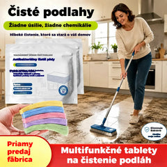 🧹✨ 240 viacúčelových antibakteriálnych a dezodoračných čistiacich tabliet | Vhodné na drevené podlahy, laminátové podlahy, dlaždice a steny karavanov