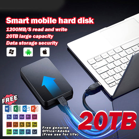 20 TB mobilusis standusis diskas