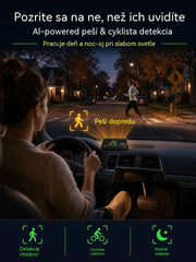 🔥 Švajčiarsky GPS HUD projektor – presný rýchlomer s veľkými číslami pre bezpečnú jazdu