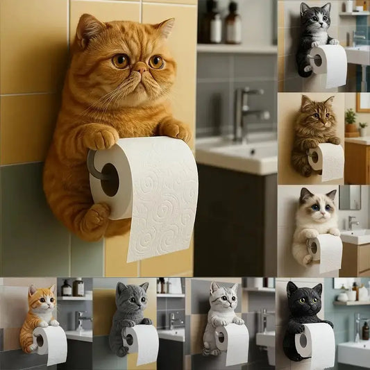 🐱Slatki držač za toaletni papir s uzorkom mačke