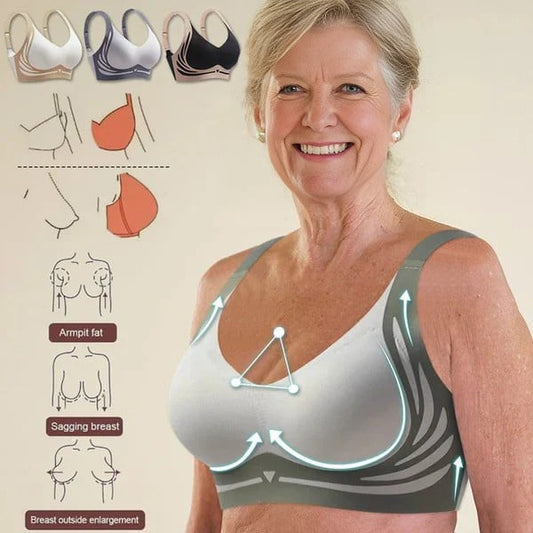 【Kup 1, a 1 dostaniesz gratis】😍【2-pak】Biustonosz damski jednoczęściowy bez fiszbin ❤️【40-85 kg】