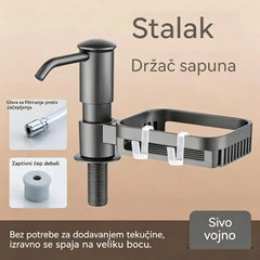 Komplet produžne cijevi dozatora sapuna za umivaonik u kupaonici
