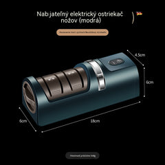 ⚡ Bezdrôtový elektrický brúsik na nože – 3 rýchlosti, nabíjací, vhodný na všetky typy nožov. 80% zľava – len 30€!