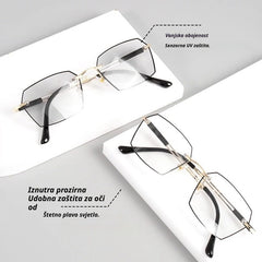 ✨🕶【Kupite 1, dobijte 1 gratis】Nove pametne fotokromatske naočale za čitanje za muškarce i žene, naočale koje blokiraju plavo svjetlo