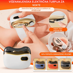 ✂️💅 Višenamjenska električna turpija za nokte, električne škarice za nokte s funkcijom protiv uštipnuća
