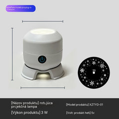 Dynamický rotujúci LED projektor