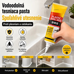 ✨ Multifunkčný vodotesný biely tesniaci tmel so škrabkou