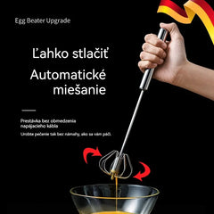 🔥【Balenie 2 kusov】 Poloautomatické šľahače vajec z nehrdzavejúcej ocele