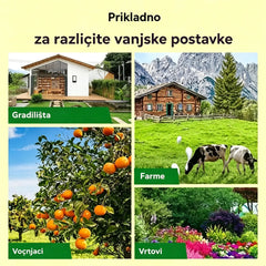 【30% popusta】🔥Ultrazvučni repelent za životinje na solarni pogon, vanjski repelent za ptice, s trepćućim infracrvenim svjetlom i crvenim/plavim LED svjetlom