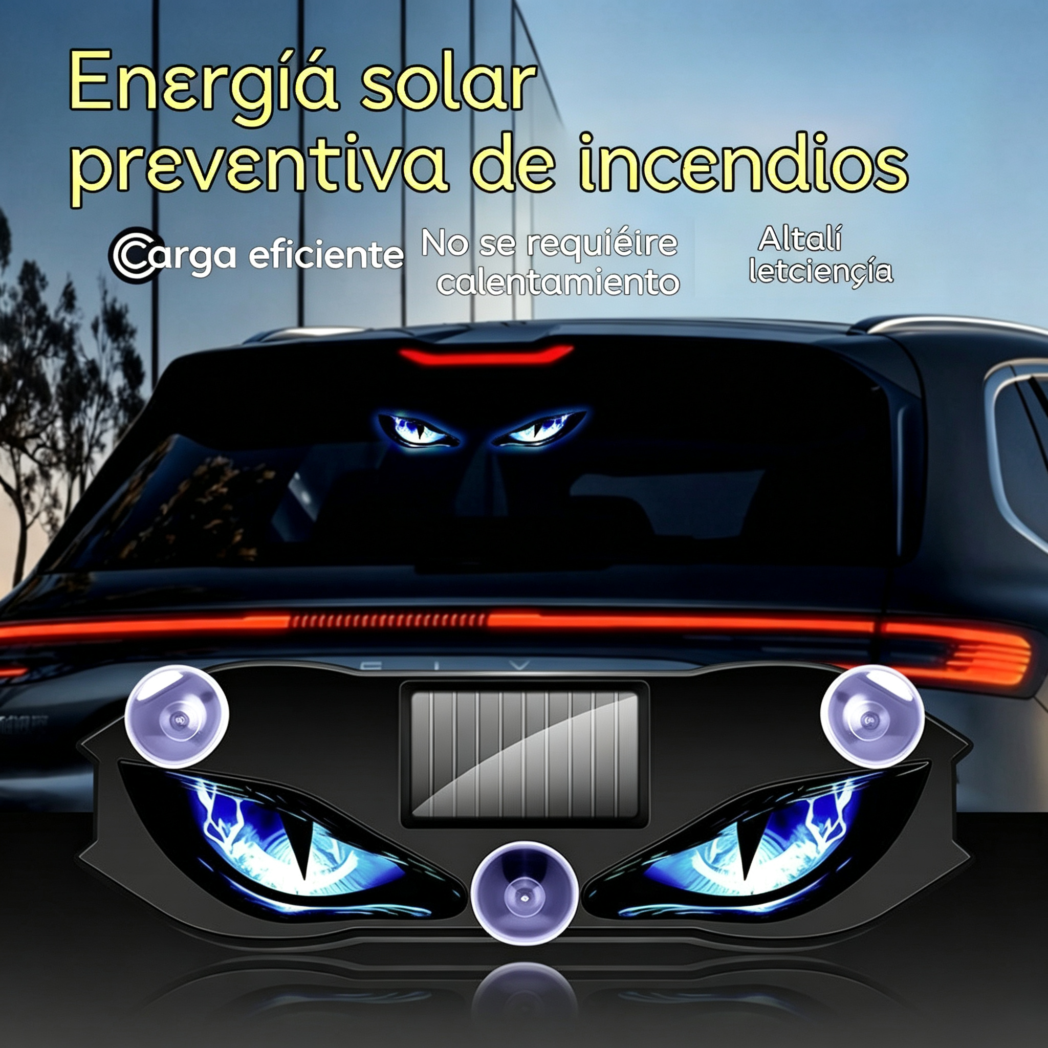 🚗👀 Pekelné LED oko – solárne výstražné svetlo do auta. Bez káblov, s 4 režimami a automatickou detekciou. Tvoj štýl, tvoja bezpečnosť. Kúp 1, získaj 1 zadarmo! ✨