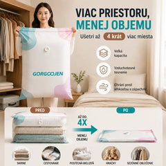 🧳 5 položiek len za 25 € 💨 Veľké stlačiteľné vákuové úložné vrecká: Nie je potrebné žiadne vzduchové čerpadlo, nepriepustné, ideálne na úsporu miesta v kufri a doma ✈️