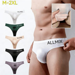【Pakiranje od 5 komada】 【M-2XL】Nove muške bešavne gaćice niskog struka od ledeno svile - 【50-90 kg】