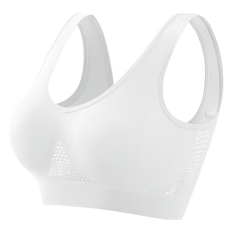 😍【2 kusy za 25€】Bezšvová podprsenka pre plné veľkosti ❤️ Priedušná, chladivá a pohodlná 【40–120 kg】
