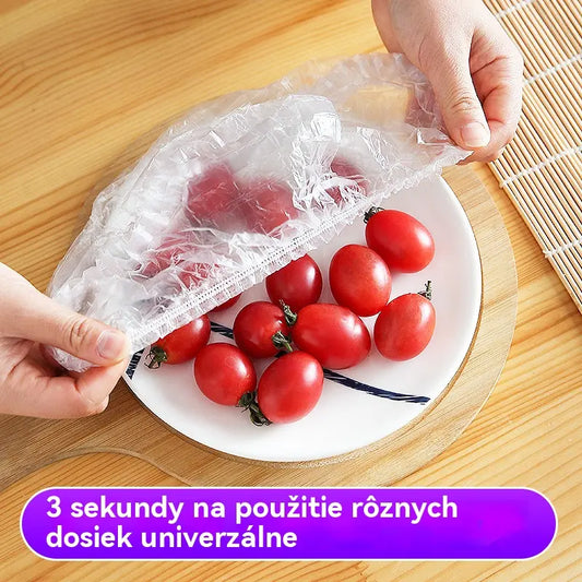 🔥100 ks Jednorazové viečko na ochranu čerstvosti potravín