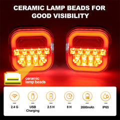 🔥【Univerzálne 12V/24V】🚦 LED svetlá pre prívesy