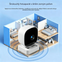 🔥Kamera s vysokým rozlíšením a inteligentným monitorovacím systémom pre domácnosť s funkciou diaľkového bezdrôtového Wi-Fi pripojenia, infračerveného nočného videnia a obojsmerného zvuku.