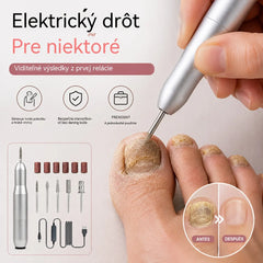 💅👍 Elektrický pilník na nechty používaný na liečbu onychomykózy (plesne nechtov)