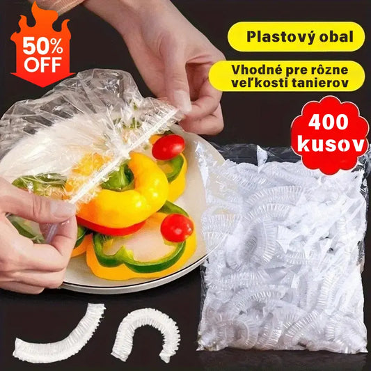 🔥100 ks Jednorazové viečko na ochranu čerstvosti potravín