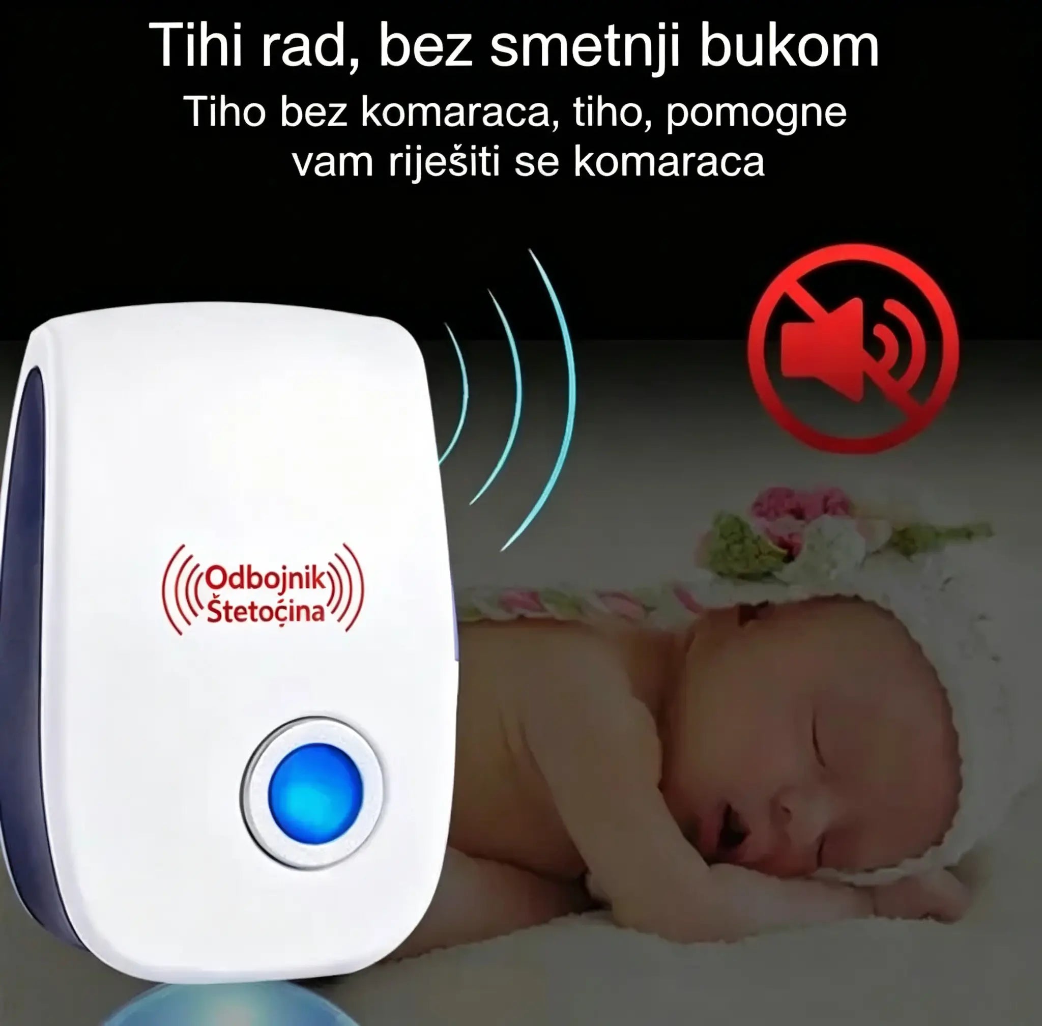 🔥【3 komada】Sredstvo protiv glodavaca i tihi fizički ultrazvučni repelent za insekte i štakore
