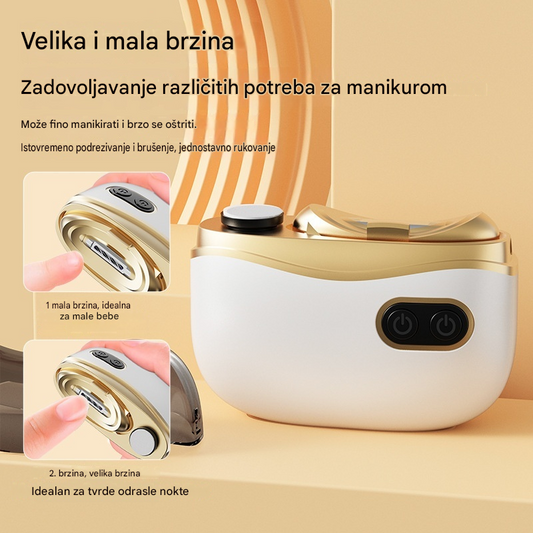 ✂️💅 Višenamjenska električna turpija za nokte, električne škarice za nokte s funkcijom protiv uštipnuća