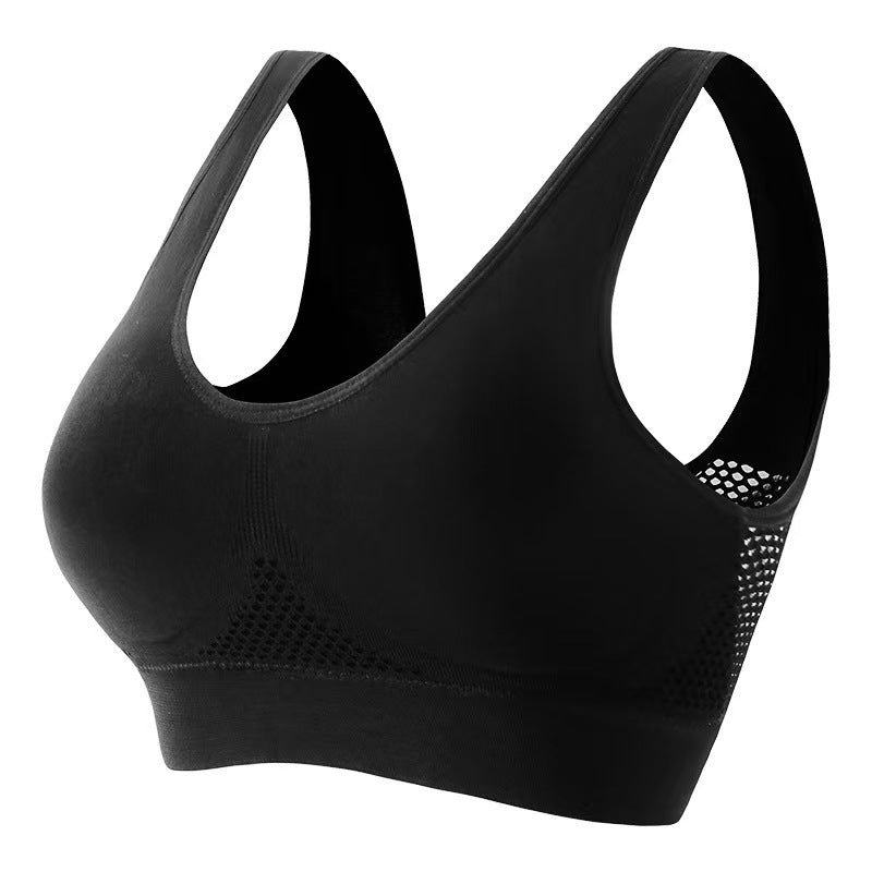 😍【2 kusy za 25€】Bezšvová podprsenka pre plné veľkosti ❤️ Priedušná, chladivá a pohodlná 【40–120 kg】