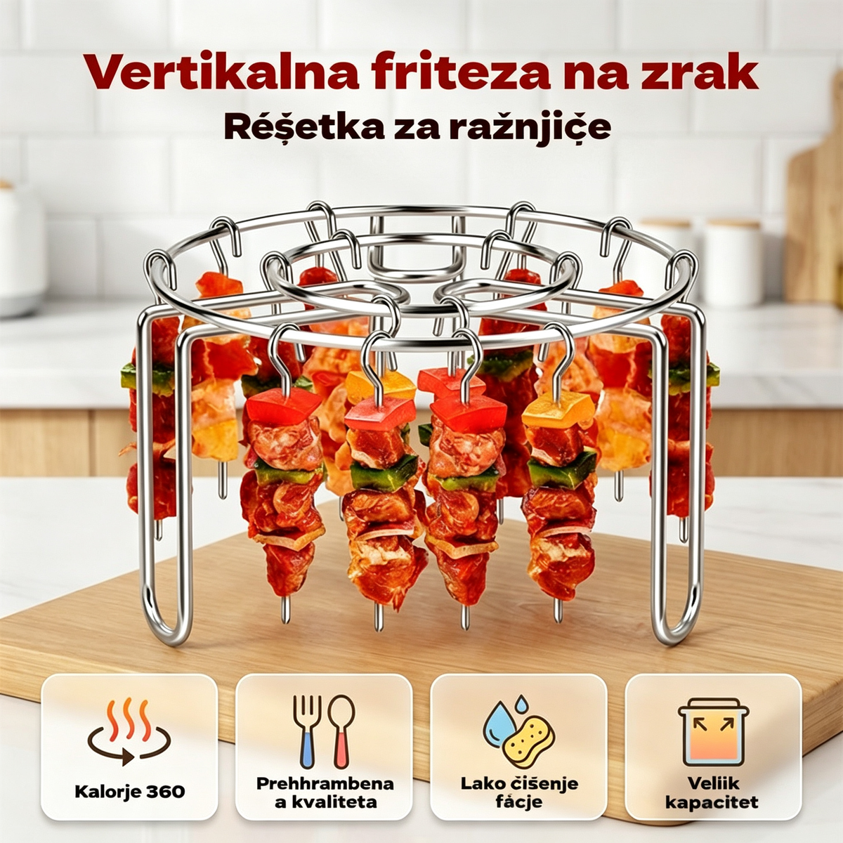 【Kupite jedan, dobijte jedan gratis】✨Rešalica za roštilj od nehrđajućeg čelika🍢