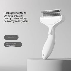 🔥🔥 Grzebień dla zwierząt, szczotka zaprojektowana specjalnie do usuwania luźnej sierści u kotów i psów.