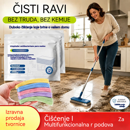 🧹【Kupite 1, dobijte 1 GRATIS!】✨ 240 antibakterijskih i dezodorirajućih višenamjenskih tableta za čišćenje | Pogodno za parket, laminatne podove, pločice i zidove kampera