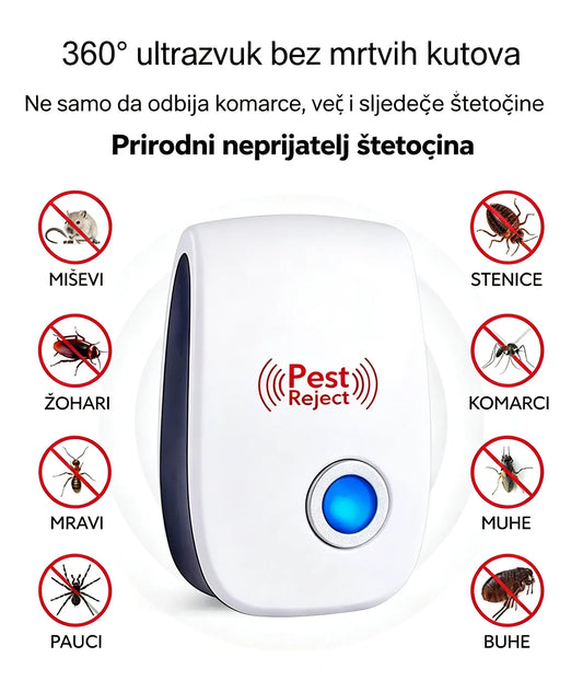 🔥【3 komada】Sredstvo protiv glodavaca i tihi fizički ultrazvučni repelent za insekte i štakore
