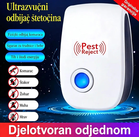 🔥【3 komada】Sredstvo protiv glodavaca i tihi fizički ultrazvučni repelent za insekte i štakore