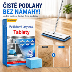 💦🏡【120 obrúskov】Vo vode rozpustné obrúsky na čistenie podláh